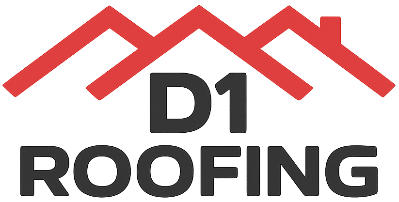 d1 roofing logo no margin